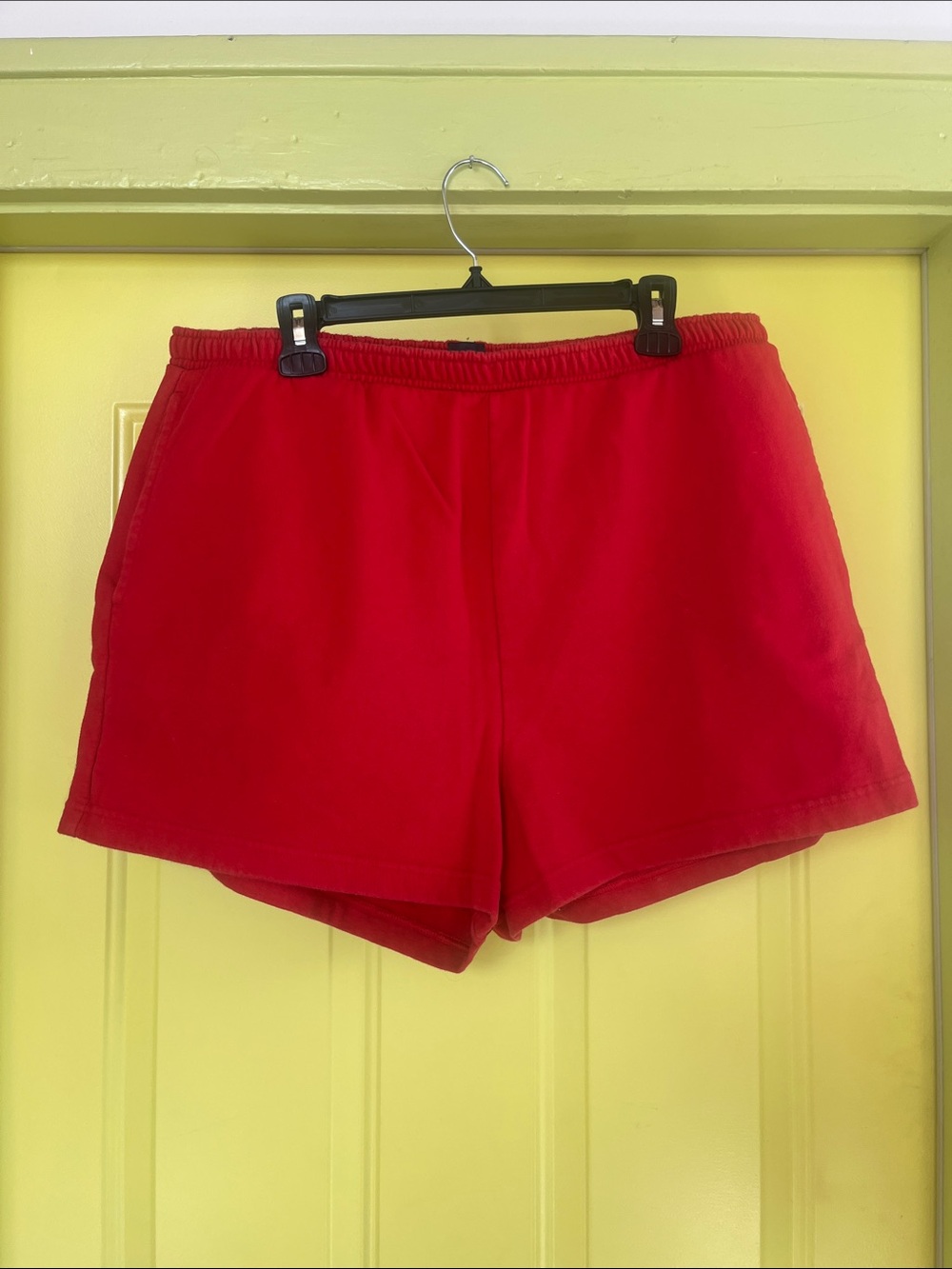 GAP cherry red track shorts